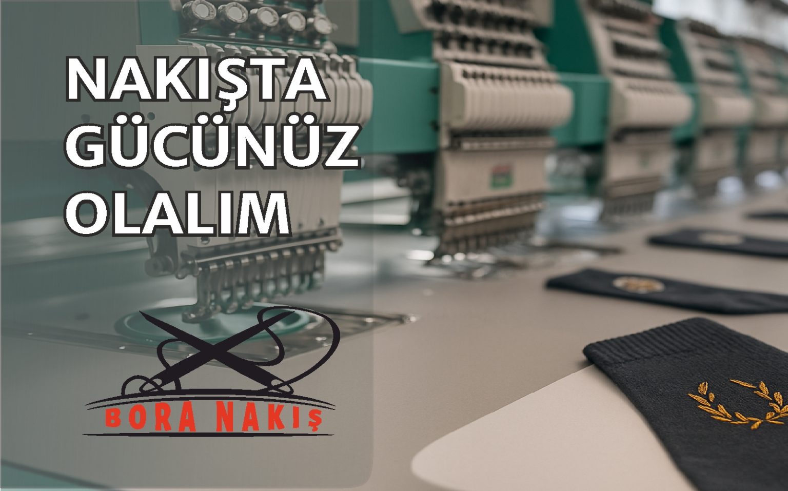 Sanayi tipi makinelerde çorap nakış işlemesi – Bora Nakış